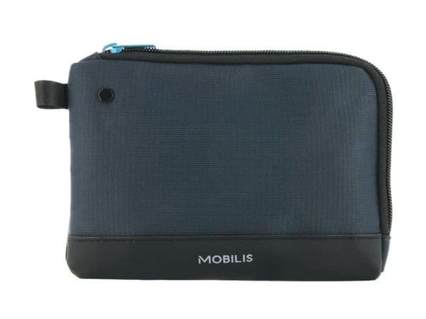 Mobilis - Pung for kabler / ladere / tilbehør - marineblå, svart