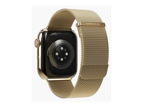 Vonmählen Milanese Loop 2 - Sløyfe for smart armbåndsur - 40/41/42 mm - gull - for Apple Watch Hermès Series 9, SE 3, Series 10, Series 11, Series ...