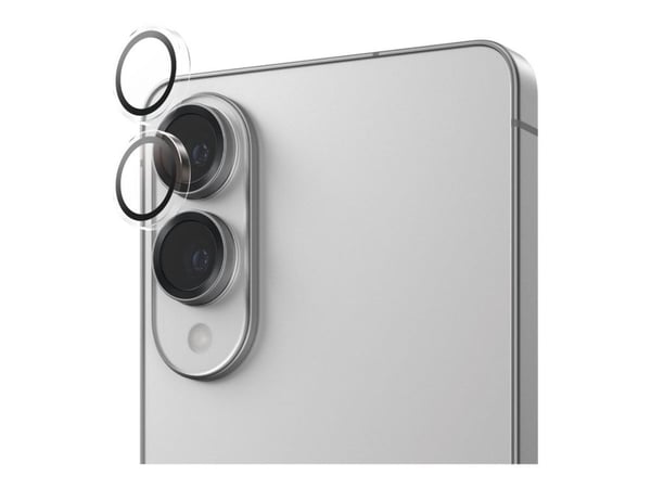 PanzerGlass ® Hoops® Transparent kameralinsebeskytter Samsung S25 Edge, Samsung, Samsung - Galaxy S25 Edge 5G, Tørr påføring, Ripebestandig, Støtbe...