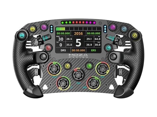 Moza Racing FSR2 Formula Wheel - Hjul - 10 knapper - kablet, trådløs - for PC