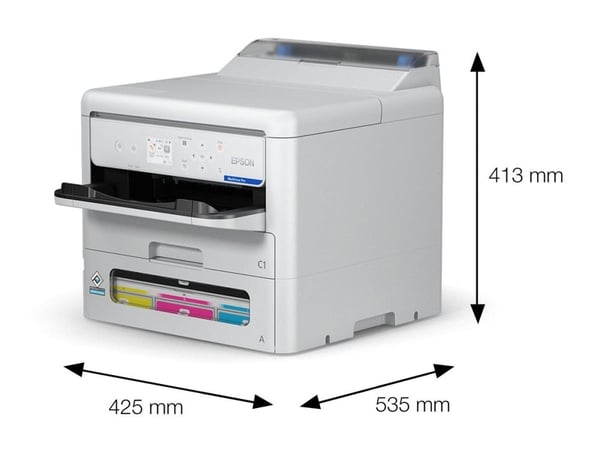 Epson WorkForce Pro EP-C800RDW - Skriver - farge - Dupleks - ink-jet - A4/Legal - 4800 x 1200 dpi - opp til 25 spm (mono) / inntil 25 spm (farge) -...