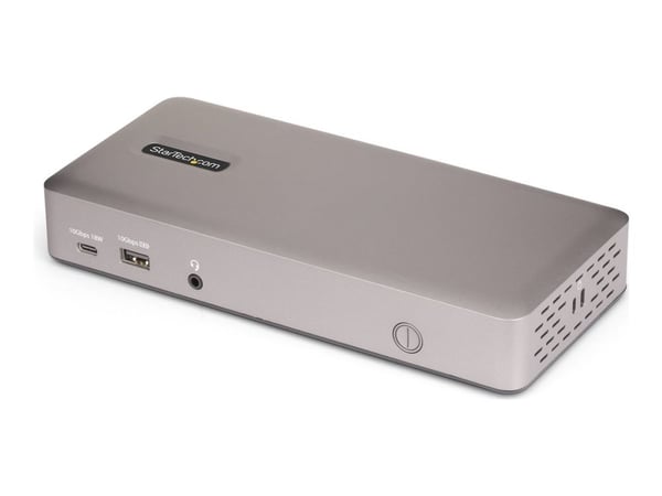 StarTech.com Triple-Monitor USB4 Docking Station, 4K 60Hz HDMI or DisplayPort, 100W Laptop Charging, 2.5GbE, USB-C Multi-Monitor Dock, Driverless -...