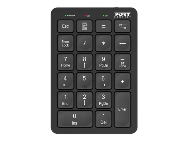 PORT Connect - Tastegruppe - ladbar - trådløs - Bluetooth