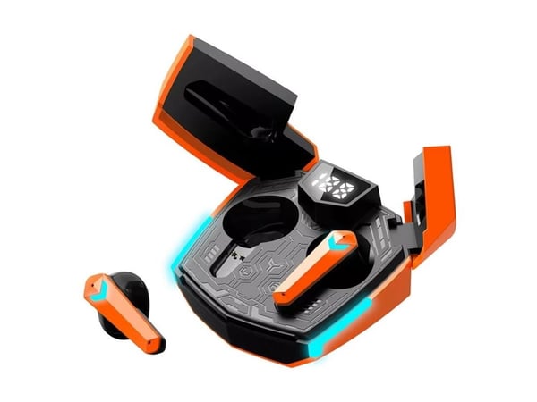 Canyon DoubleBee GTWS-2 - True wireless-hodetelefoner med mikrofon - i øret - Bluetooth - oransje