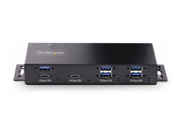 StarTech.com HB31C5A2CME, USB 3.2 Gen 2 (3.1 Gen 2) Type-C, USB 3.2 Gen 2 (3.1 Gen 2) Type-A, USB 3.2 Gen 2 (3.1 Gen 2) Type-C, 10000 Mbit/s, musta...