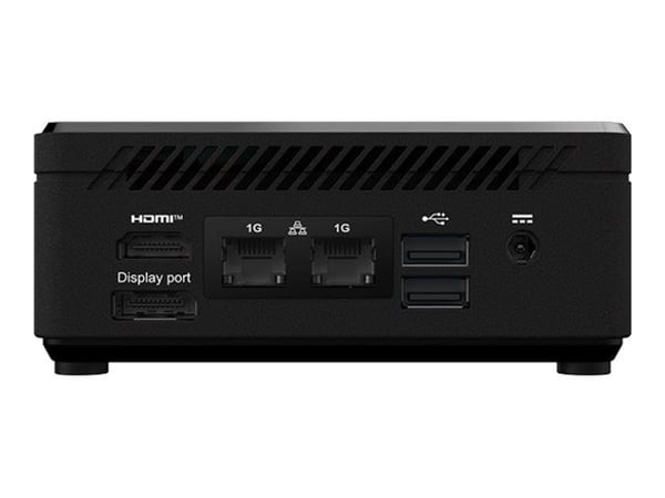 MSI Cubi N ADL S 226BEU - Barebone - mini-PC 1 x N-series N200 / inntil 3.7 GHz - RAM 0 GB - UHD Graphics - Gigabit Ethernet - svart