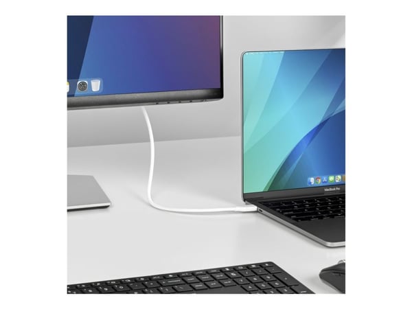 StarTech 6.6ft (2m) USB C to DisplayPort 1.2 Cable, Bidirectional - DisplayPort-kabel - USB-C (hann) til DisplayPort (hann) - Displayport 1.2/Thund...