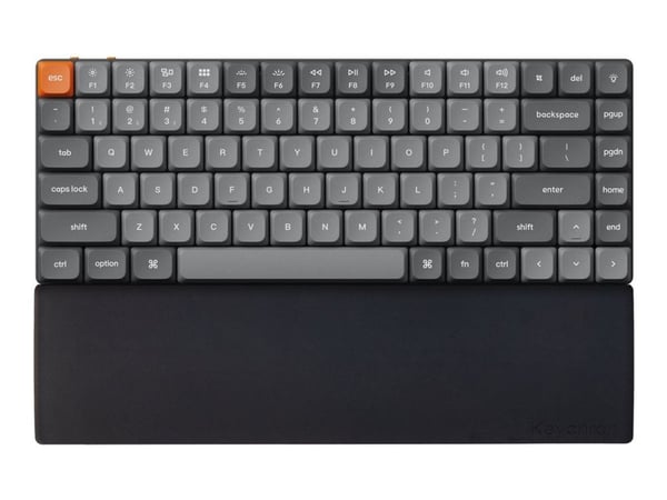 Keychron - Håndleddsstøtte for tastatur - low profile - svart
