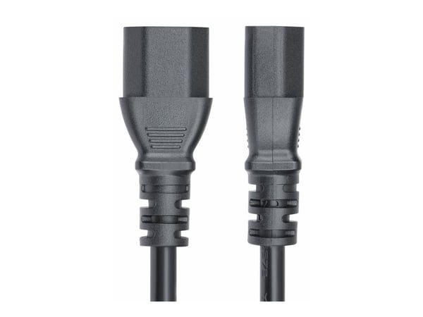 StarTech.com 4,5m Power Extension Cord, C14 to C13, 15A 250V, KEMA-KEUR - Virran jatkojohto - IEC 60320 C14 - IEC 60320 C13 - AC 250 V - 15 A - 4,6...