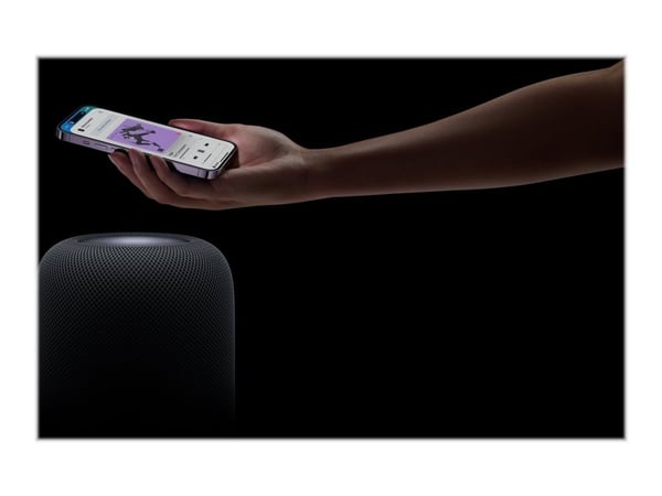 Apple HomePod (2nd generation) - Smarthøyttaler - Wi-Fi, Bluetooth - toveis - midnatt