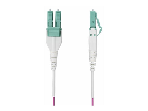 StarTech.com 30m (98.4ft) LC/LC (UPC) OM4 Multimode Fiber Optic Cable - Patch-kabel - LC/UPC duplex multimode (hane) till LC/UPC duplex multimode (...
