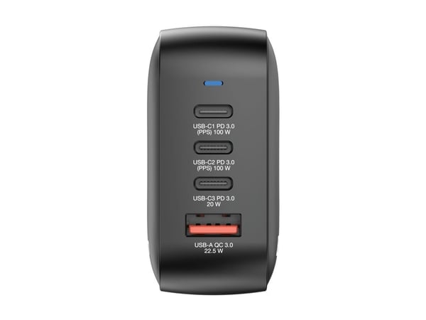 Verbatim Mini GaN Charger 100W, Sisätila, AC, musta