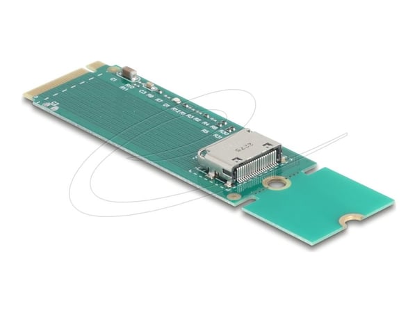 Delock M.2 Key M til 1 x OCuLink SFF-8612 omformer
