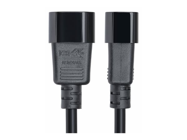 StarTech.com 4,5m Power Extension Cord, C14 to C13, 15A 250V, KEMA-KEUR - Virran jatkojohto - IEC 60320 C14 - IEC 60320 C13 - AC 250 V - 15 A - 4,6...