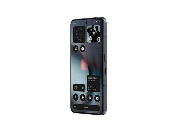 Nothing Phone (3) - 5G pekskärmsmobil - dual-SIM - RAM 12 GB / Internminne 256 GB - OLED-skärm - 6.67" - 2800 x 1260 pixels (120 Hz) - 3 st. bakre ...
