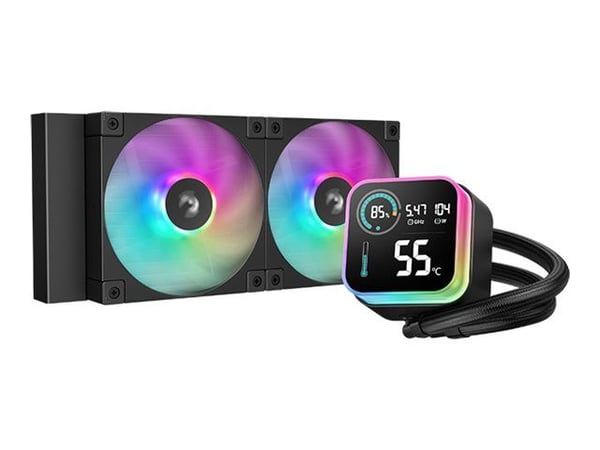 Deepcool LQ240 - Væskekjølesystem for prosessor - Radiatorstørrelse: 240 mm - (for: LGA1155, LGA1150, LGA1151, LGA1200, LGA1700, LGA1851, AM4, AM5)...