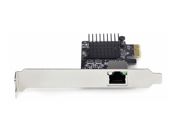 StarTech.com PR15GR-NETWORK-CARD, Sisäinen, Langallinen, PCI Express, Ethernet, 5000 Mbit/s, musta, Hopea