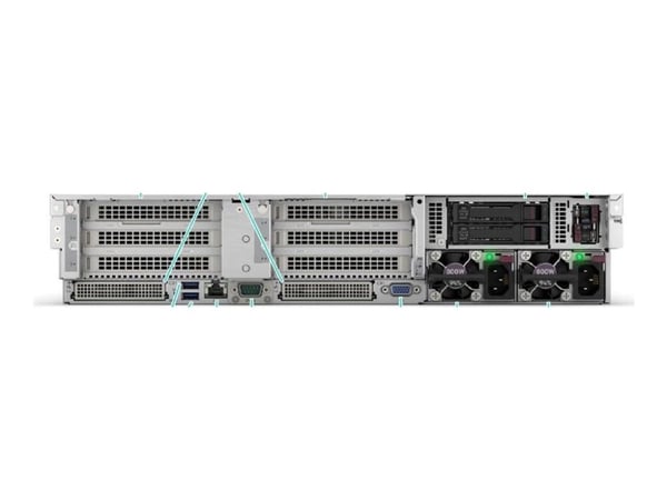 HPE ProLiant DL385 Gen11 - Server - rackmonterbar 2U - toveis - 1 x EPYC 9115 / inntil 4.1 GHz - RAM 64 GB - SATA/SAS/NVMe - hot-swap 2.5" brønn(er...