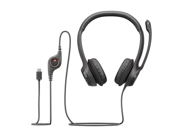 Logitech H390 USB, Langallinen, Puhelut/Musiikki, 20 - 20000 Hz, 197 g, Kuulokkeet, musta