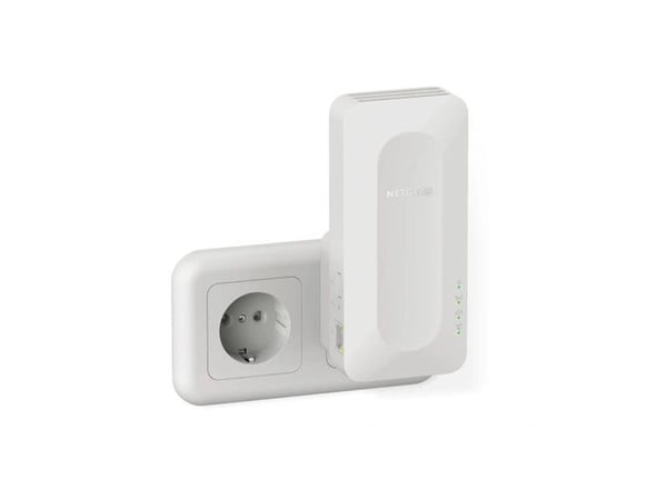 NETGEAR EAX17 - Wifi-system - (utökning) - upp till 1500 kvadratfot - mesh 1GbE - Wi-Fi 6 - Dubbelband - vägginsticksbar - för NETGEAR AX3000
