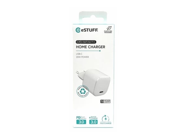 eSTUFF ES637025, Sisätila, AC, 12 V, 3 A, Valkoinen