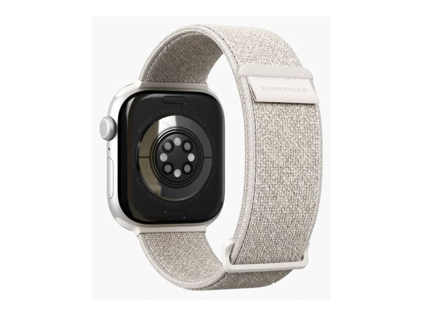 Vonmählen Fitness Loop 2 - Sløyfe for smart armbåndsur - 44/45/46/49 mm - kremfarget - for Apple Watch Hermès Series 9, SE 3, Series 10, Series 11,...