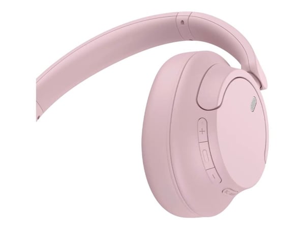 Sony WH-CH720N - Hörlurar med mikrofon - fullstorlek - Bluetooth - trådlös, kabelansluten - aktiv brusradering - 3,5 mm kontakt - rosa