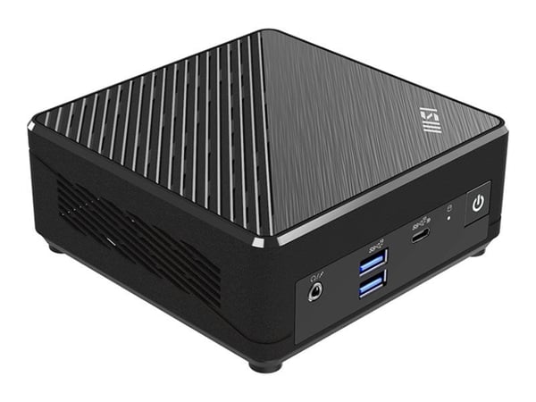 MSI Cubi N ADL S 225BEU - Barebone - mini-PC 1 x N-series N100 / inntil 3.4 GHz - RAM 0 GB - UHD Graphics - Gigabit Ethernet - svart