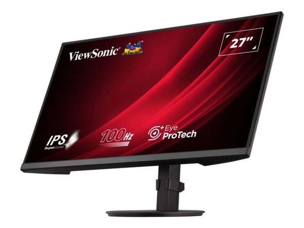 ViewSonic VA2708-HDJ - LED-skärm - 27" - 1920 x 1080 Full HD (1080p) @ 100 Hz - IPS - 250 cd/m² - 1300:1 - 5 ms - HDMI, VGA, DisplayPort