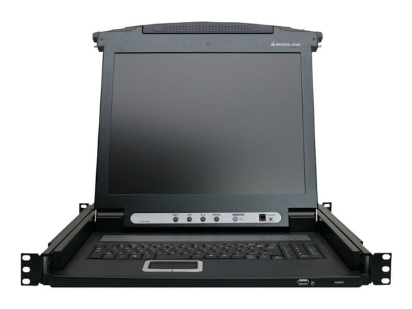 IOGEAR GCL1800 17" LCD-konsoli - KVM-konsoli - PS/2, USB - 17" - rackversio - 1280 x 1024 - VGA - 1U - TAA-yhteensopiva