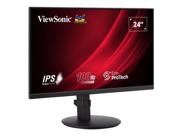 Viewsonic VA VA2408-HDJ, 61 cm (24"), 1920 x 1080 pikseliä, Full HD, LED, 5 ms, musta