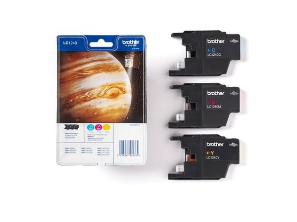 Brother LC1240RBWBPDR, 600 sivua, 3 kpl, Monipakkaus
