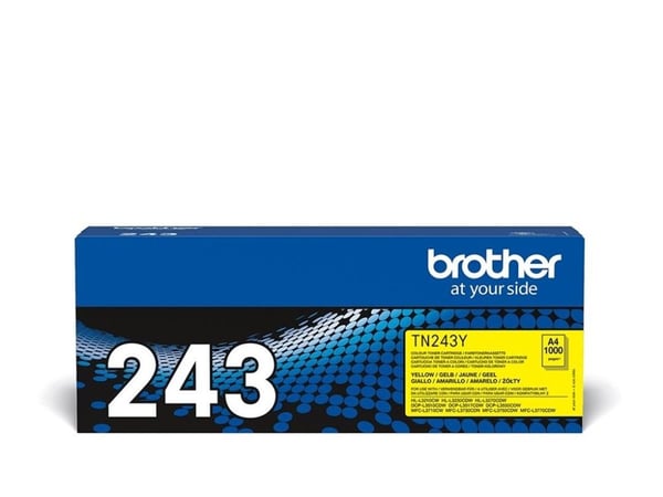 Brother TN-243Y, 1000 sivua, Keltainen, 1 kpl