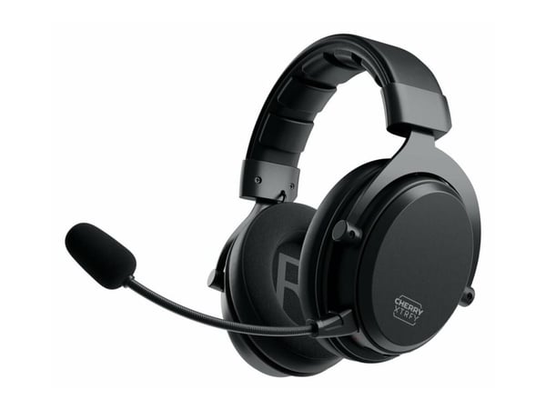 CHERRY XTRFY H3 - Hodesett - full størrelse - Bluetooth / 2,4 GHz radiofrekvens - trådløs - USB - svart