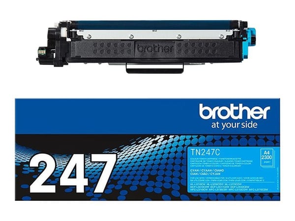 Brother TN-247C, 2300 sivua, Syaani, 1 kpl
