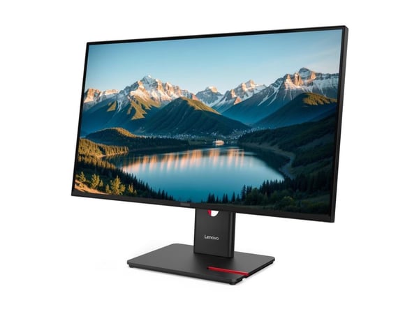 Lenovo ThinkVision T27Q-40, 68,6 cm (27"), 2560 x 1440 piksler, Wide Quad HD, LED, 6 ms, Sort