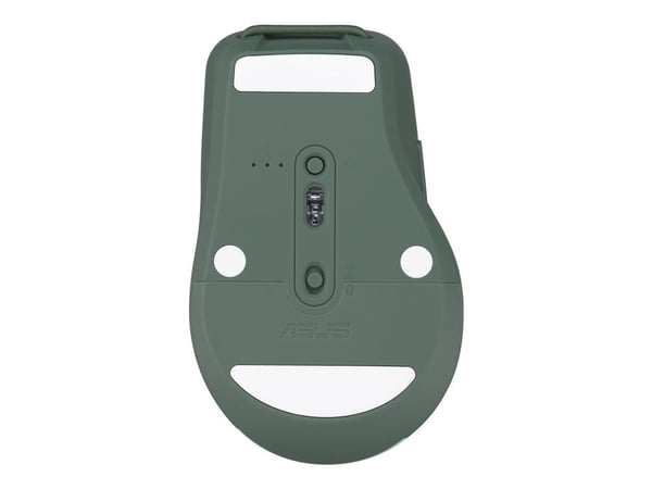 ASUS SmartO MD200 Silent Plus - Mus - optisk - 6 knapper - trådløs - 2.4 GHz, Bluetooth - green tea latte
