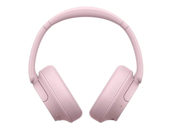 Sony WH-CH720N - Hörlurar med mikrofon - fullstorlek - Bluetooth - trådlös, kabelansluten - aktiv brusradering - 3,5 mm kontakt - rosa