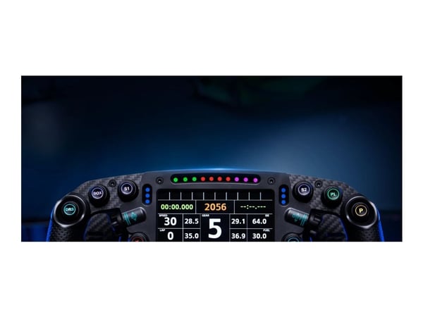 Moza Racing FSR2 Formula Wheel - Hjul - 10 knapper - kablet, trådløs - for PC