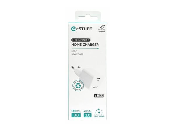 eSTUFF ES637027, Sisätila, AC, 20 V, Valkoinen