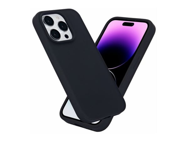 eSTUFF ES67120027-BULK, Suojus, Apple, iPhone 15 Pro, 15,5 cm (6.1"), Musta