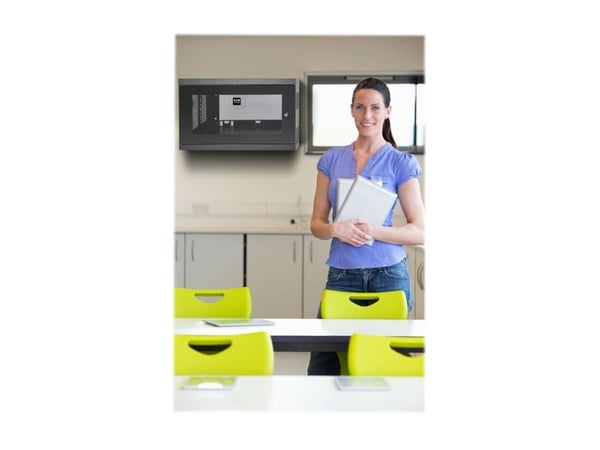 Eaton Tripp Lite Series 9U Wall Mount Rack Enclosure Server Cabinet w/ Door & Side Panels - Rack skap - veggmonterbar - svart - 9U - 19"
