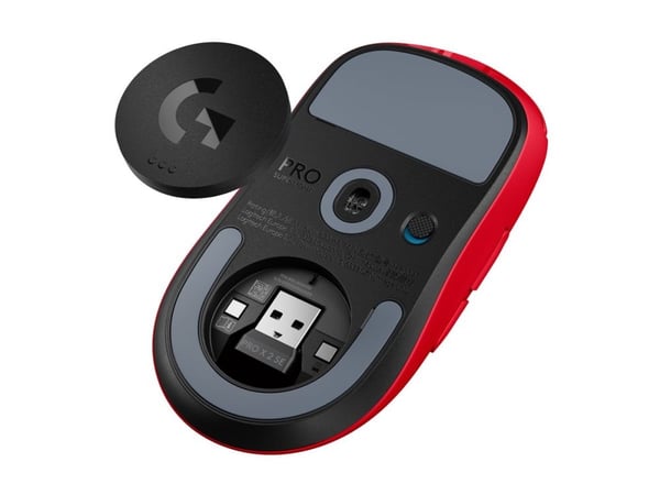 Logitech G PRO X SUPERLIGHT 2 SE - Mus - gaming - optisk - 5 knapper - trådløs - 2.4 GHz - USB Logitech LIGHTSPEED-mottaker - rød