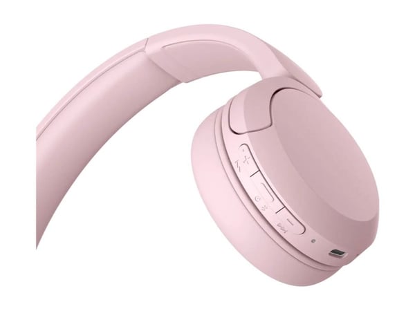 Sony WH-CH520 - Hörlurar med mikrofon - på örat - Bluetooth - trådlös - rosa