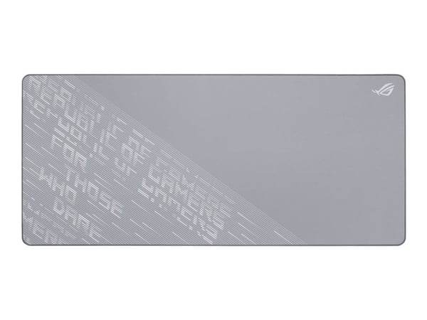 ASUS ROG Scabbard II Arctic Gray XXL, Grå, Mönster, Tyg, Gummi, Halksäker botten, Musmatta för spel