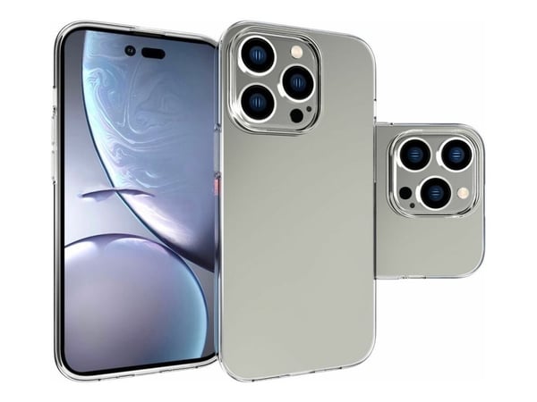 eSTUFF ES67100039-BULK, Suojus, Apple, iPhone 14 Pro, 15,5 cm (6.1"), Läpinäkyvä