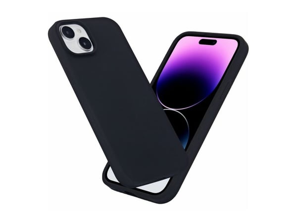 eSTUFF ES67120026, Suojus, Apple, iPhone 15 Plus, 17 cm (6.7"), Musta