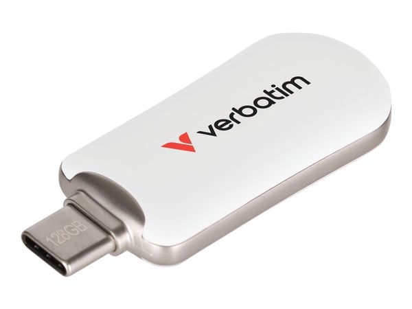 Verbatim Plectra - USB flash-enhet - 128 GB - vit