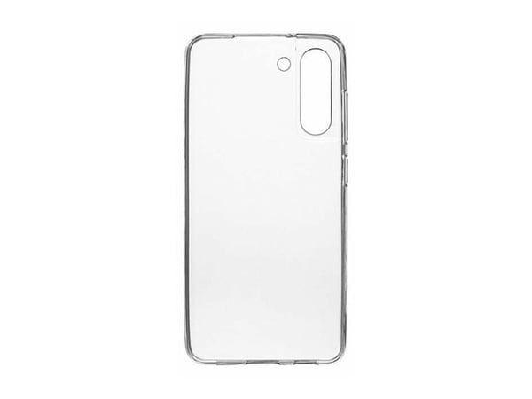 eSTUFF - Bakdeksel til mobiltelefon - termoplastisk polyuretan (TPU) - gjennomsiktig - for Samsung Galaxy S21 FE 5G