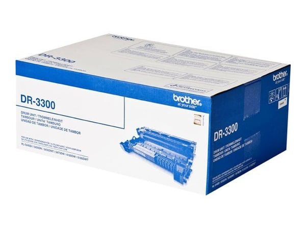 Brother DR3300 - OPC-trommelenhet - for Brother DCP-8250DN, HL-5450DNT, HL-5470DWT, HL-6180DW, MFC-8520DN